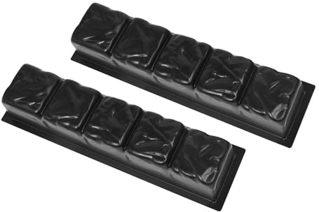 Lot de 2 moules en plastique pour béton, dalles de sol et dalles de trottoir pour jardin, 59,5 x 13,5 x 11 cm