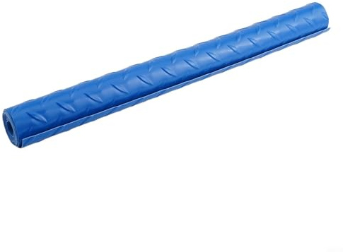 Zilimontt Swimming Pool Ladder Mat Protective Pad with Non-Slip Wavy Texture for Inground and Above Ground Pools, Made of Long lasting Rubber Material in (90 * 40cm)