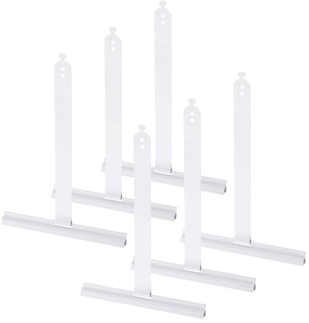 QUARKZMAN 6 pcs Ressort de Suspendu pour volet Roulant, Lames Maxi, Ressorts en Acier à Queue d'aronde pour la Suspendu des Stores enrouleurs, Clips pour volet Roulant