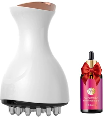 Massaggiatore Drenaggio Linfatico Elettrico,Massaggiatore Anticellulite per Gambe/Addome/Mani, Dispositivo Anticellulite, per Pelle più Soda & Migliore Circolazione del (White)