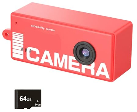Tsophreniq Fotocamera 1080P Videoregistratore Retro Portatile Videoregistratore Sport Piccola Tasca per Bambini Regalo Video Portatile Piccolo