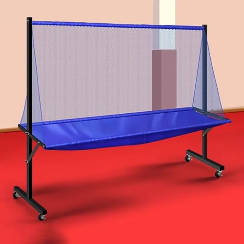 140 cm brett bordtennismottagningsnät, perfekt för nybörjare, mellanliggande och avancerade spelare, inklusive bordtennisnät med hjul.