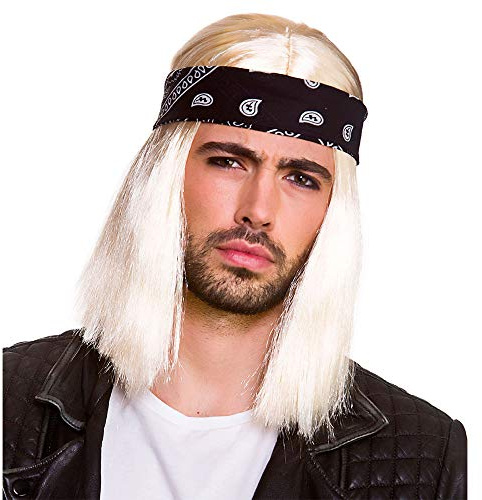 Wicked Costumes Adult 90's Blonde Rocker Fancy Dress Wig