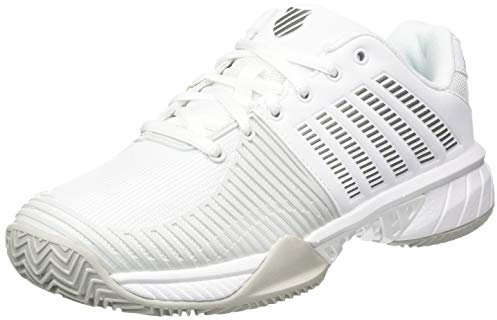 K-Swiss Performance Damen KS TFW EXPRESS LIGHT 2 HB-WHITE/GULL GREY-M Tennisschuh, 42 EU