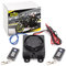 Area1 Motorrad Motorroller Alarmanlage Easy 2 Fit einfache Montage / 12V / Universal / 2 Funkfernbedienungen / 125dB / Diebstahlschutz kompatibel mit