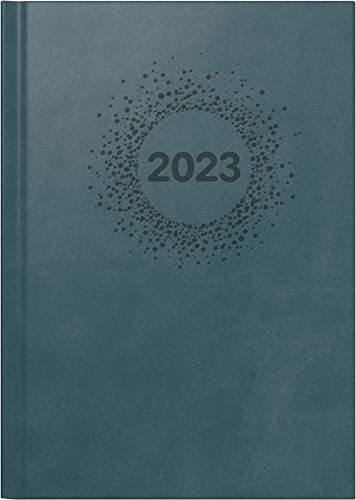 rido/idé Wochenkalender „Ornament“ Modell futura 2 2023 Blattgröße 14,8 x 20,8 cm petrol