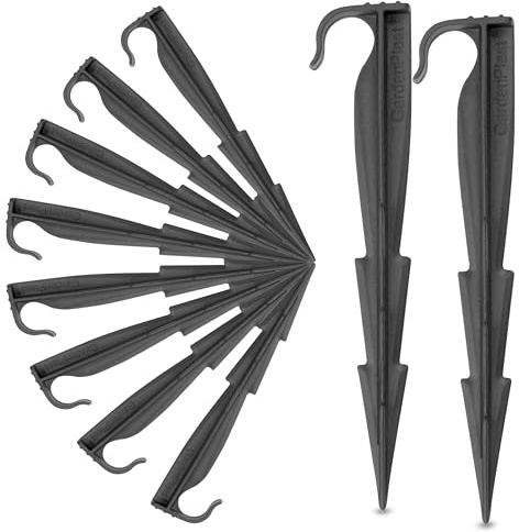 GardenPlast® WaterPeg 160 mm ancoraggio a terra per tubo antigoccia, tubo da giardino (100)