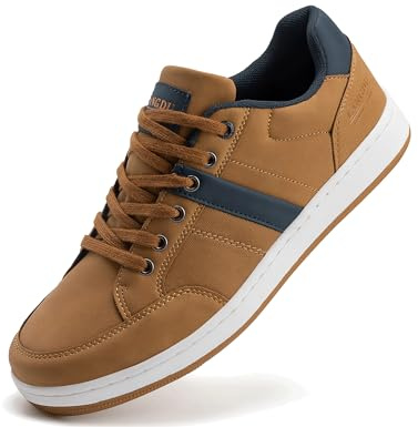 LANGDU Sneakers Herr Casual skor Vandringsskor Lättviktig Andningsbar Sneaker Matt 41-46EU | Lätt, bekväm, halkfri sula, vardagskläder