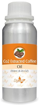 Crysalis Coffee (Coffea) Oil | Pure & Natural Essential Oil for Skincare, Hair Care and Massage - 250ml/8.451fl oz