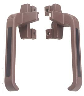 Fenstergriff,Fenstergriffe Abschliessbar Zinklegierungstür und Fenster links/rechts Griff innen und außen offener Aluminiumlegierungs-Tür- und Fenstervorhang-Wandgriff (Color : A, Size : 1)