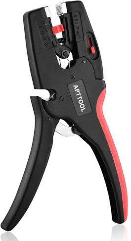 APTTOOL Automatic Wire Stripper, Cable Stripper Tool Electrical, Wire Stripping Tool with Slider for Adjusting Stripping Strength, Light and Portable