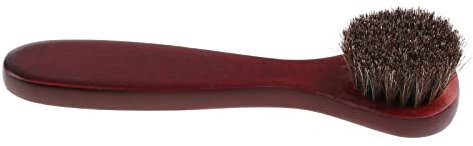 BHFYOB Long Wooden Handle Bristle Horse Hair Shoe Boot Brushes Polish Applicator Dauber