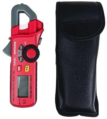 Alphatek TEK632 AC/DC Mini Current Clamp Meter 10mA-200A with Case
