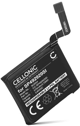 CELLONIC Batería Compatible con TicWatch Pro 3, SP492929SI | (570mAh -3.85V-Litio Polímero )