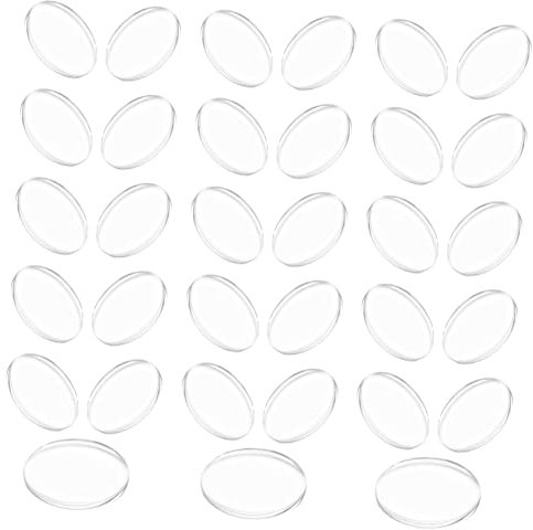 STOBOK Klare Glascabochons DIY-kühlschrankmagnete Bastelbedarf Für Individuelle Magnete Personalisierte Kühlschrankmagnete Cabochons Magnet Kreise