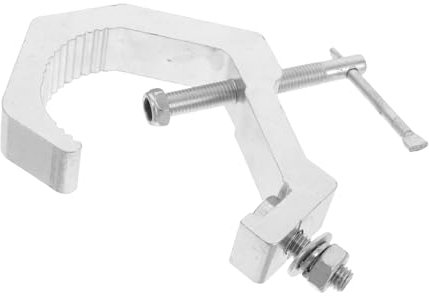 Sosoport Stage Lighting Clamp Hook Spotlight Clamp Silver Heavy Duty for Moving Head Light Bar Lights Beam