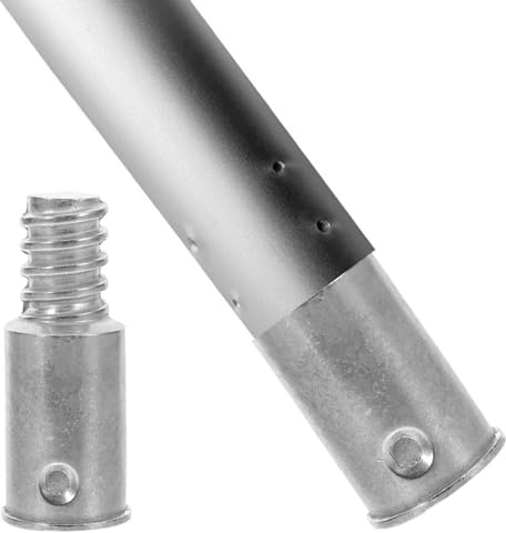 CLISPEED Paint Roller: Extension Pole for Painting Threaded Tip Replacement Push Broom Handle Aluminium Stick Threaded Tip Adapter Silver Aluminum Alloy