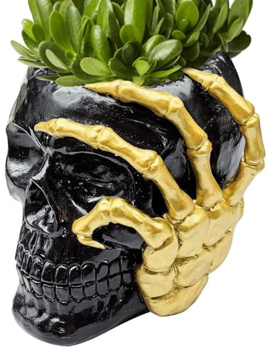 Skull Planter, Skull Planter Harts mångsidig plantering godis skål | Skull för suckulenter Små krukväxter Inomhus semesterdekoration