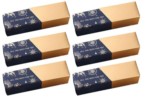 OFFIGAM Hochzeitsboxen in Lippenstiftform Einzigartige Blaue Pralinenschachtel 10 Stück aus Papier Gastgeschenkboxen als Kleine Verpackung für Hochzeitsempfang und Party