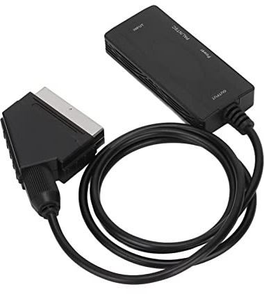 Fabater Till SCART Converter Full HD 720P 1080P AV Adapter för HDTV Monitor Projektor Mini SCART Converter för CRT TV VHS DVD-spelare STB