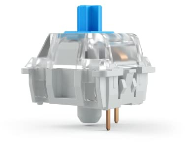 Glorious Gaming 120x Gateron Mechanical Keyboard Switches (Blau) - SMD-LED-kompatibel, Clicky & Light für präzises Schreiben und Gaming, 60g Auslösegewicht, 3-Pin-Anschluss - Gateron Blue