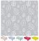 Mantel de Hule, Rectangular 140 x 240cm, Hojas, Gris Claro