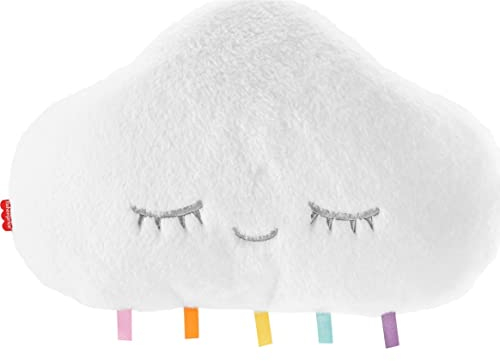 Fisher-Price Wölkchen-Spieluhr, Plüsch-Spieluhr für das Kinderbett mit Musik und Lichtern für Babys ab der Geburt