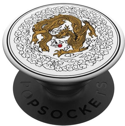 Japanese Dragon PopSockets Grip and Stand for Phones and Tablets PopSockets Adhesive PopGrip