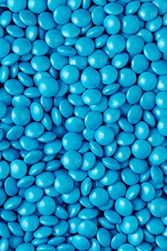 simply topps Coloured Milk Chocolate Beans - 30g or 100g - Cake, Cupcake & Cookie Decoration Sprinkles (Baby Blue, 100g)