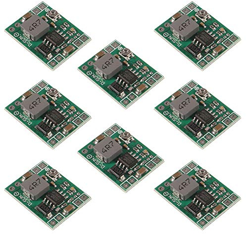 8 Pack Mini MP1584EN DC-DC Buck Converter Adjustable Power Supply Module 24V to 12V 9V 5V 3V