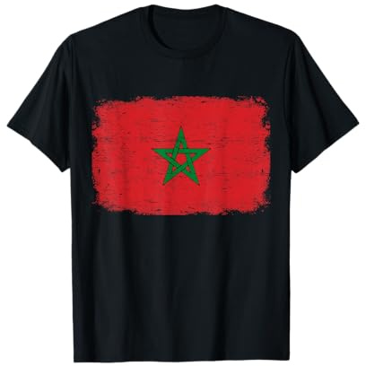 MAROC DRAPEAU Cadeau Drapeau du Maroc pour le Marocain T-Shirt