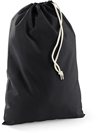 Westford Mill W915 Recycled Cotton Stuff Bag - Black S