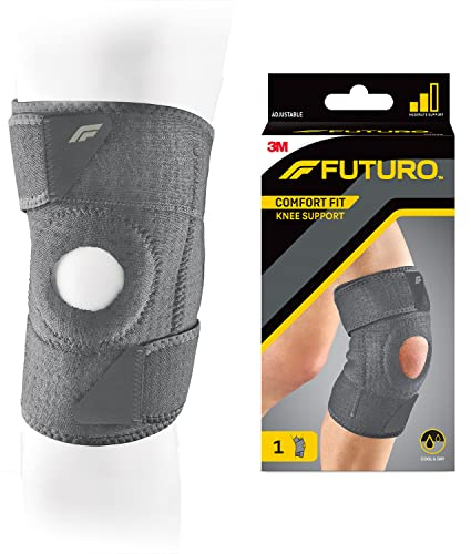 Futuro Supporto per ginocchio Comfort Fit 04039, Regolabile, 27.9-55.9 cm