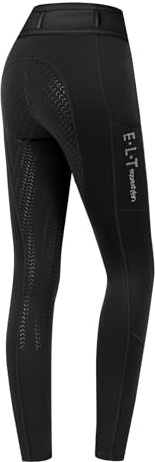 Waldhausen Reitleggings Ella Glam, schwarz, Gr. 46