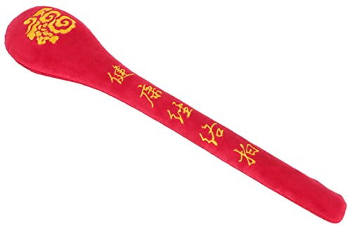 GLEAVI Rückenmassagehammer Rot mit Latex und Filz Tragbares Massagegerät für Zuhause und Massagebedarf Flexibles Körperpflegegerät zur Schultermassage und Entspannung