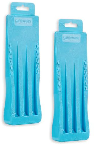 YARDMARIS Tree Felling Wedge, Plastic Logging Wedges with Spikes Forestry Wedge for Tree Cutting, Chainsaw Loggers Supplies, Chainsaws & Accessories Set of 2(2X 8)