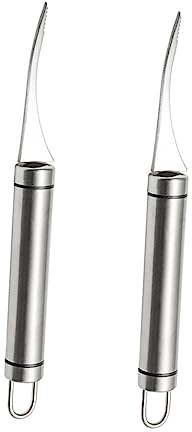 Zerodeko Sguscia Gamberi 2 Pz Pela gamberi sbucciatore per gamberetti in Acciaio Inossidabile pulisci gamberi tiranti per mobili deveiner di gamberi deveiner di gusci di gamberi detergente