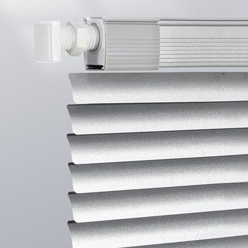 NIANXINN Aluminium Jalousie,ohne Bohren Alu Jalousette,Lamellenjalousien,Badezimmer,Küche,UV-Schutz,Wasserdicht,Lichtanpassung,Metalljalousien,Anpassbar,Breite x Höhe (180cm x 100cm)
