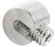 Drahtseilklemme SGYM 10 Stück 316 Edelstahl 2/3/4/5/6 mm Drahtseil-Griffstopper, kleine Einzeldreh-Drahtseil-Seilklemme Seilklemme(Größe:4mm)