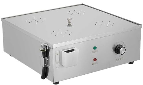 GLDWEY Piroscafo Elettrico a Quattro Fori Piroscafo Elettrico Commerciale，Steamer Elettrico in Acciaio Inox con 3000W，Adatto a ristoranti, Negozi, ECC.