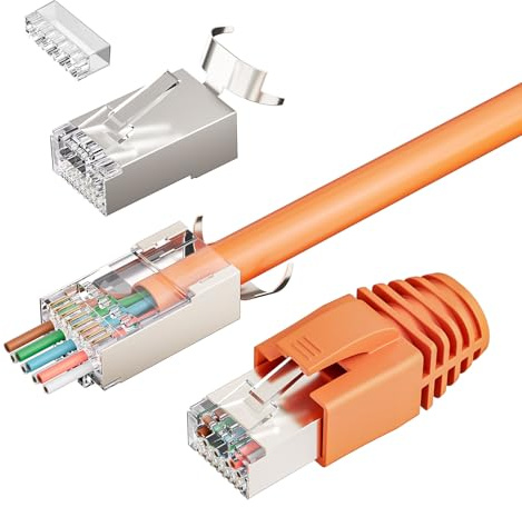 FGB 10Gbps RJ45 Stecker CAT 7 CAT 6A, 10er Set