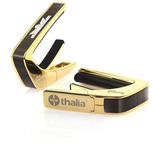 Gibson by THALIA Kapodaster mit Gold-Finish, Rosenholz mit Perlmutt Crown Griffbrett-Marker