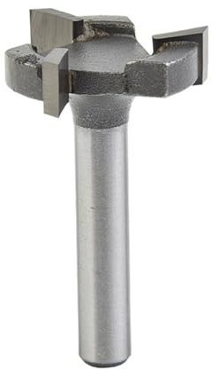 Temhyu Mèche de routeur de fraise de tige de 6mm for le bois de surface CNC panneau Compact de contreplaqué gris de carbure de Spoilboard