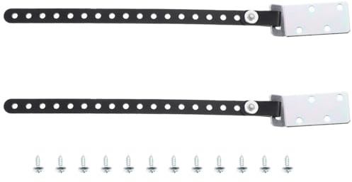 Milisten Anti Tip Furniture Safety Straps Adjustable Baby Proof Wall Anchors No Drill Anti Tipping Kit for Bookshelf Dresser Child Security Furniture Strap Anchors for Home Safety