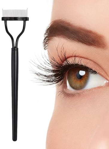 Separador pestañas los ojos | Herramienta cepillos cosméticos - Herramienta separador pestañas, peine rímel definitivo pestañas, pincel maquillaje mascara ergonómico para viajar