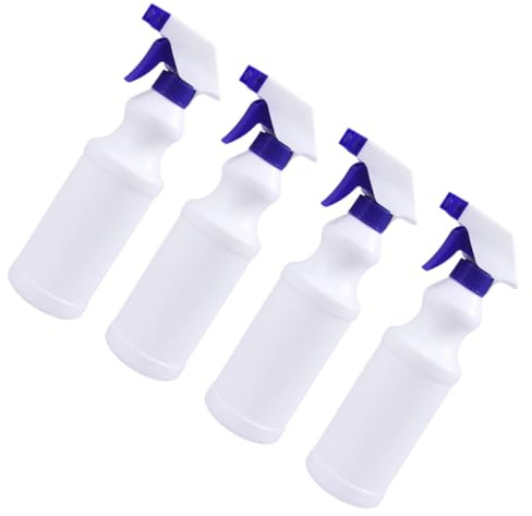 Ciieeo 4pcs Empty Plastic Spray Bottles Leak Water Bottles for Cleaning Gardening and Diy Projects Mist and Stream Nozzles