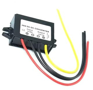 1 pz 8-36 V a 24 V 12 V 1 A 2 A 3 A 4 A Convertitore di potenza step-down/up Stabilizzatore Boost Regolatore di tensione di alimentazione for auto e barche(8-36V to 12V 1A)