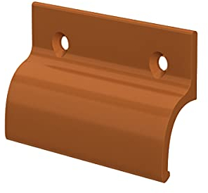 MS Beschläge® Balkontürgriff Terassentürgriff Ziehgriff aus Aluminium (Golden Oak - RAL 8003)