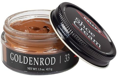 Kellys Gemacht von Fiebing Co., Creme polnischen Schuhleder Inc. Kelly mehrere Farben erhältlich. (GOLDRUTE)