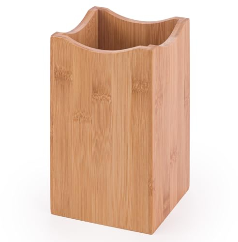 woodluv Kitchen Cookware Tool Set Spoon Utensil Holder (No Tools Included)